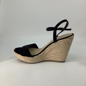 DLG Black/Beige Wedges